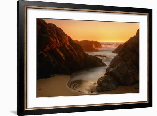 Late Light Sonoma Seascape-Vincent James-Framed Photographic Print