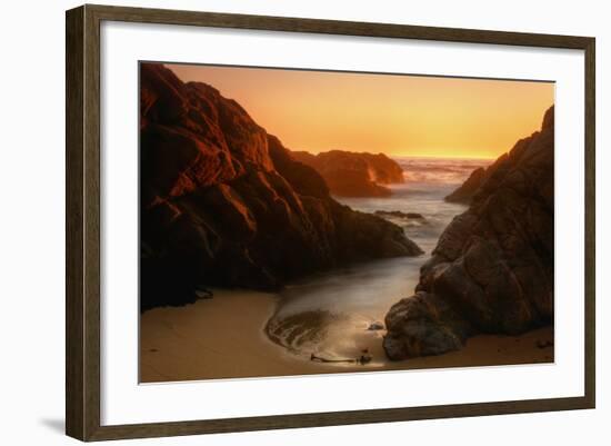 Late Light Sonoma Seascape-Vincent James-Framed Photographic Print