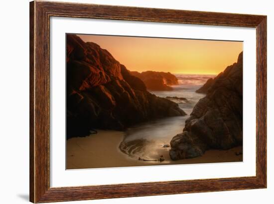 Late Light Sonoma Seascape-Vincent James-Framed Photographic Print