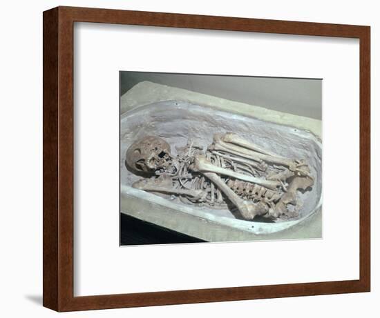 Late Minoan burial in a 'Bath Tub Sarcophagus', 11th century BC-Unknown-Framed Giclee Print