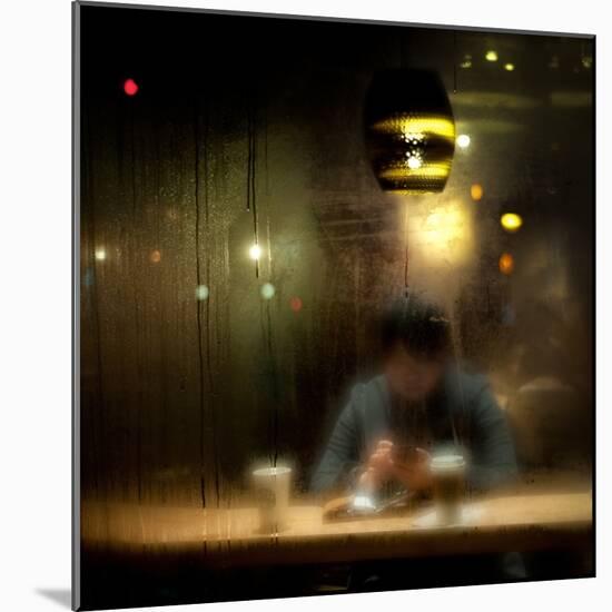 Late Night Coffee and Steamy Windows-Sharon Wish-Mounted Photographic Print