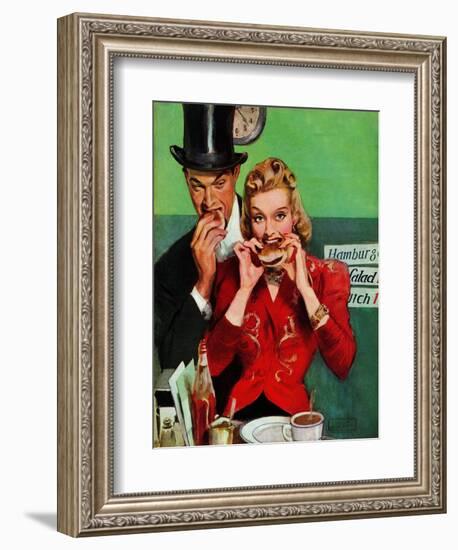 "Late Night Snack," March 22, 1941-John LaGatta-Framed Giclee Print