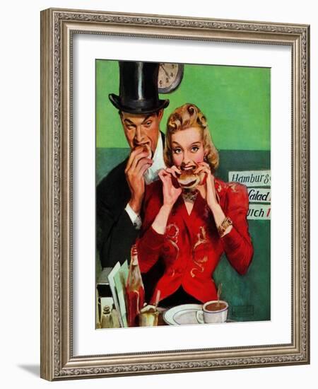 "Late Night Snack," March 22, 1941-John LaGatta-Framed Giclee Print