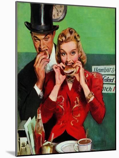 "Late Night Snack," March 22, 1941-John LaGatta-Mounted Giclee Print