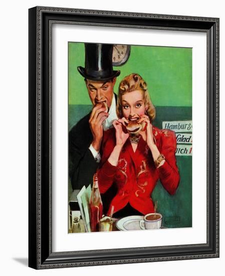 "Late Night Snack," March 22, 1941-John LaGatta-Framed Giclee Print