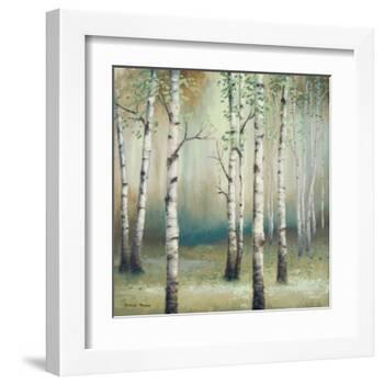 Late September Birch II-Michael Marcon-Framed Art Print