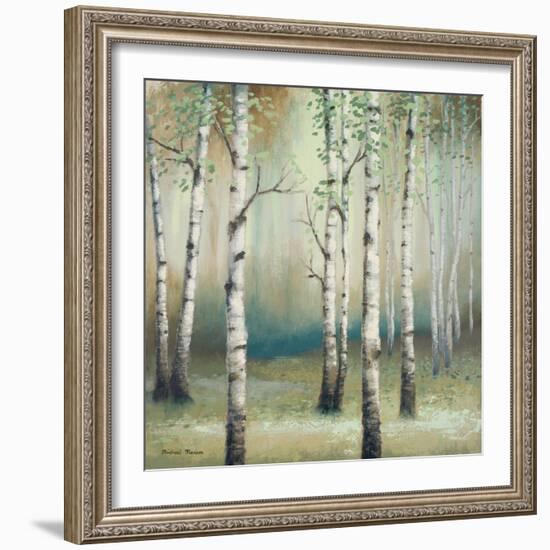 Late September Birch II-Michael Marcon-Framed Art Print