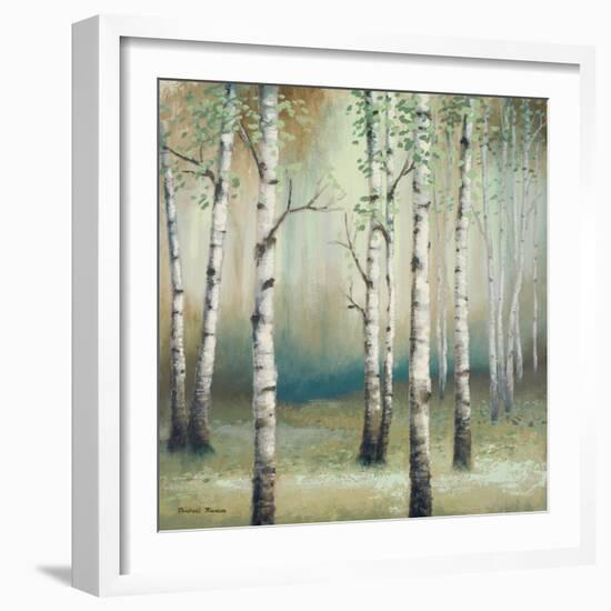 Late September Birch II-Michael Marcon-Framed Art Print