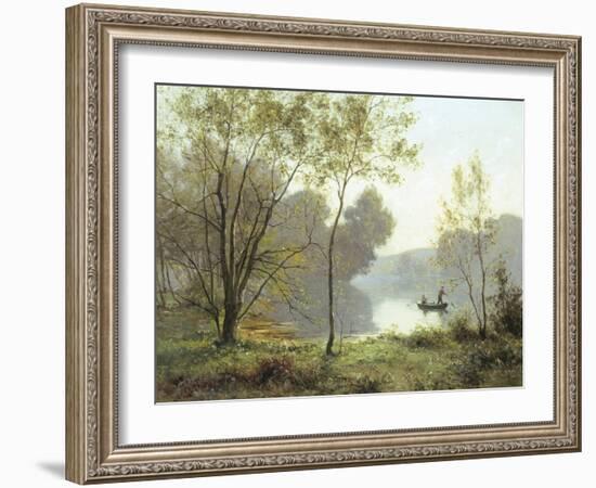 Late Summer Afternoon on the Lake-Albert Gabriel Rigolot-Framed Giclee Print