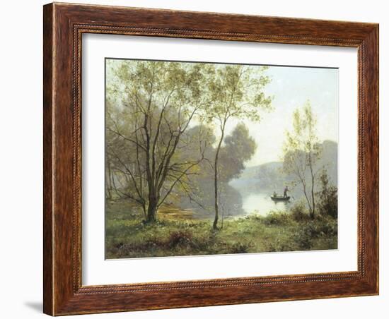 Late Summer Afternoon on the Lake-Albert Gabriel Rigolot-Framed Giclee Print