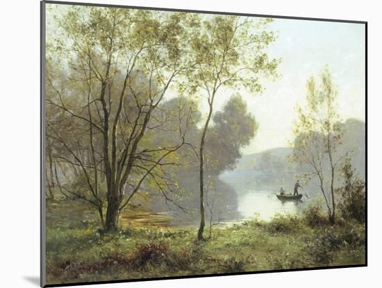 Late Summer Afternoon on the Lake-Albert Gabriel Rigolot-Mounted Giclee Print