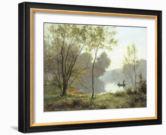 Late Summer Afternoon on the Lake-Albert Gabriel Rigolot-Framed Giclee Print