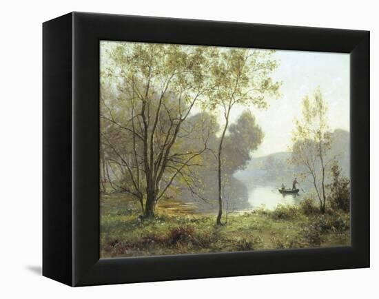 Late Summer Afternoon on the Lake-Albert Gabriel Rigolot-Framed Premier Image Canvas