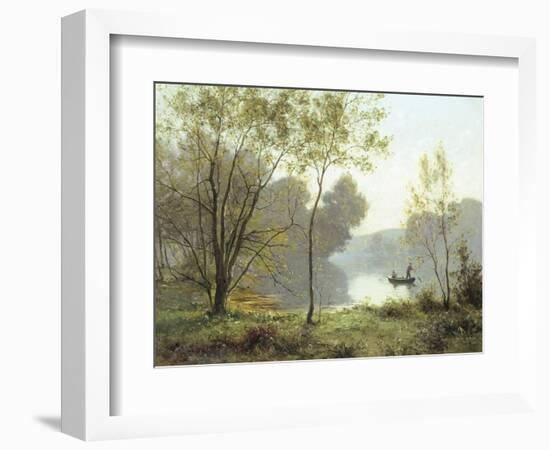 Late Summer Afternoon on the Lake-Albert Gabriel Rigolot-Framed Giclee Print