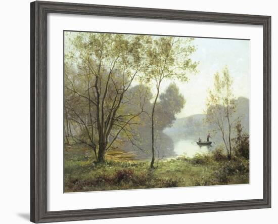 Late Summer Afternoon on the Lake-Albert Gabriel Rigolot-Framed Giclee Print