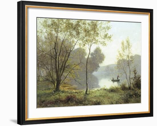 Late Summer Afternoon on the Lake-Albert Gabriel Rigolot-Framed Giclee Print