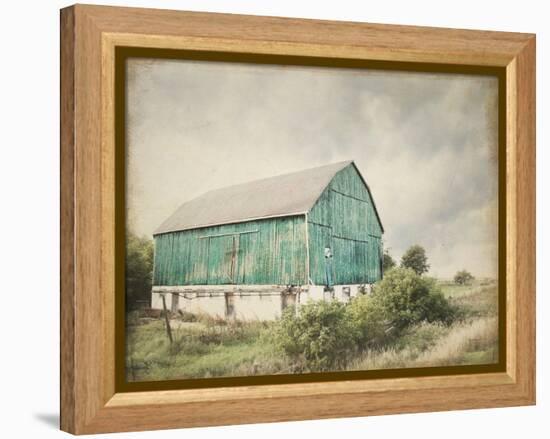 Late Summer Barn I Crop Vintage-Elizabeth Urquhart-Framed Stretched Canvas