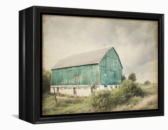 Late Summer Barn I Crop Vintage-Elizabeth Urquhart-Framed Stretched Canvas