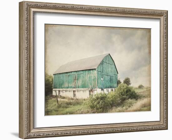 Late Summer Barn I Crop Vintage-Elizabeth Urquhart-Framed Art Print