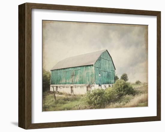 Late Summer Barn I Crop Vintage-Elizabeth Urquhart-Framed Art Print