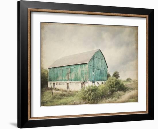 Late Summer Barn I Crop Vintage-Elizabeth Urquhart-Framed Art Print