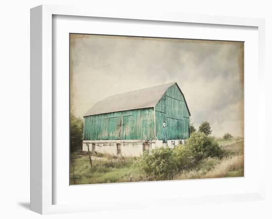 Late Summer Barn I Crop Vintage-Elizabeth Urquhart-Framed Art Print