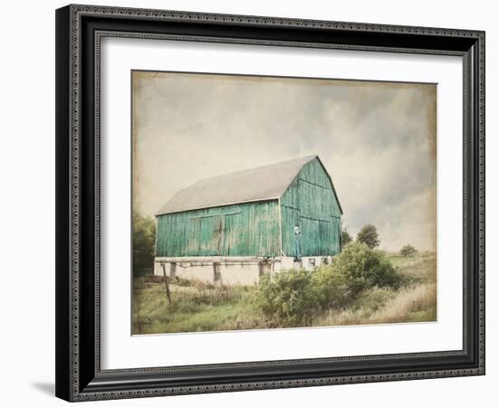 Late Summer Barn I Crop Vintage-Elizabeth Urquhart-Framed Art Print