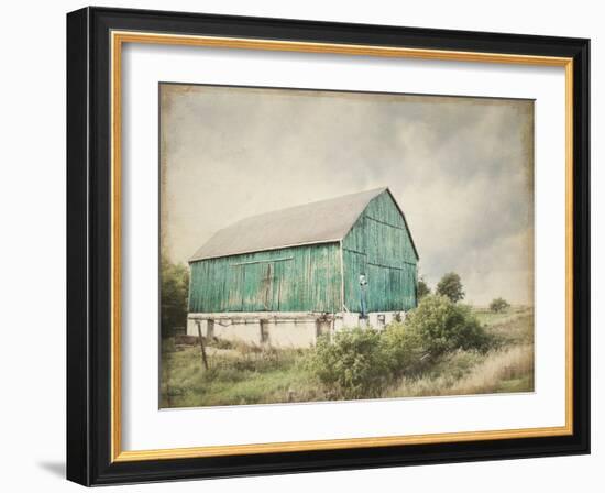 Late Summer Barn I Crop Vintage-Elizabeth Urquhart-Framed Art Print