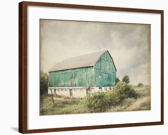 Late Summer Barn I Crop Vintage-Elizabeth Urquhart-Framed Art Print