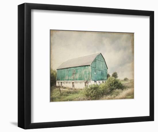 Late Summer Barn I Crop Vintage-Elizabeth Urquhart-Framed Art Print