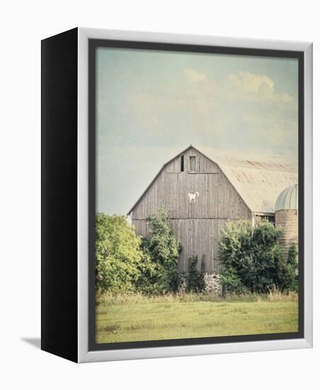 Late Summer Barn II Crop-Elizabeth Urquhart-Framed Stretched Canvas