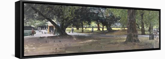 Late Summer, Battersea Park, 2009-Peter Brown-Framed Premier Image Canvas