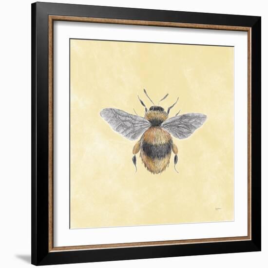 Late Summer Harvest Bee I Yellow-Mary Urban-Framed Art Print