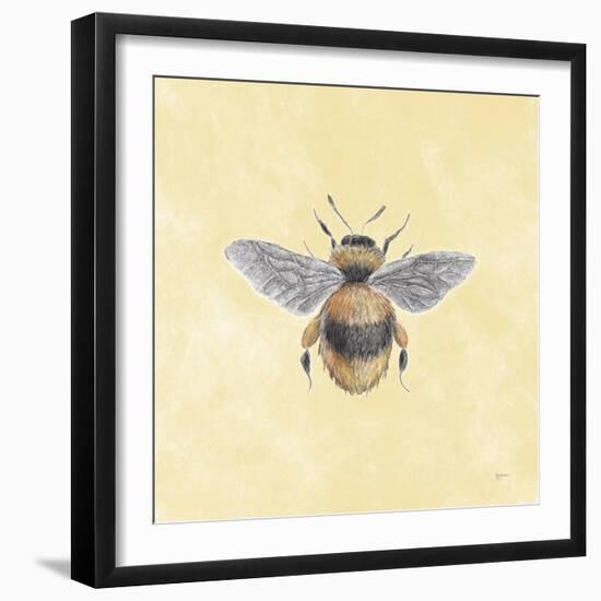 Late Summer Harvest Bee I Yellow-Mary Urban-Framed Art Print