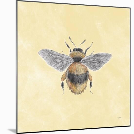 Late Summer Harvest Bee I Yellow-Mary Urban-Mounted Art Print