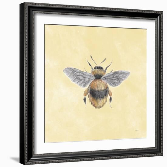 Late Summer Harvest Bee I Yellow-Mary Urban-Framed Art Print