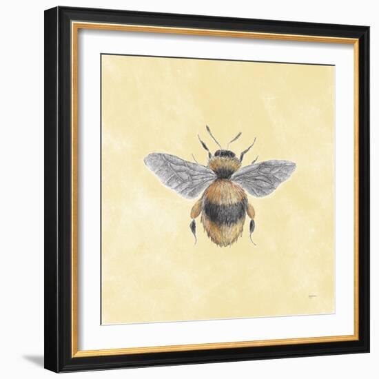 Late Summer Harvest Bee I Yellow-Mary Urban-Framed Art Print