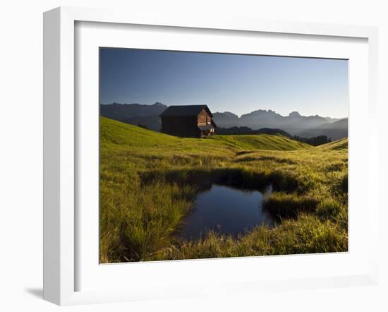 Late Summer in the Grisons Mountains-Armin Mathis-Framed Photographic Print