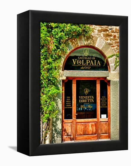 Late Summer in the Tuscan Village of Volpaia, Tuscany, Italy-Richard Duval-Framed Premier Image Canvas