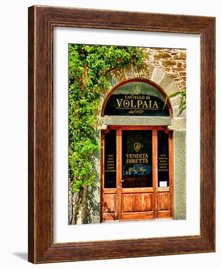 Late Summer in the Tuscan Village of Volpaia, Tuscany, Italy-Richard Duval-Framed Photographic Print