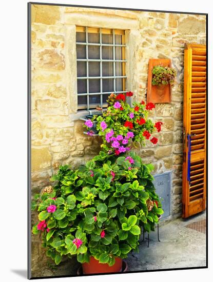 Late Summer in the Tuscan Village of Volpaia, Tuscany, Italy-Richard Duval-Mounted Photographic Print