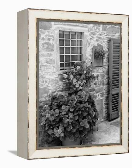 Late Summer in the Tuscan Village of Volpaia, Tuscany, Italy-Richard Duval-Framed Premier Image Canvas