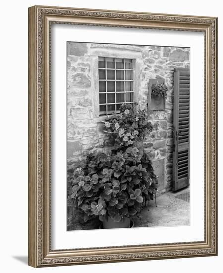 Late Summer in the Tuscan Village of Volpaia, Tuscany, Italy-Richard Duval-Framed Photographic Print