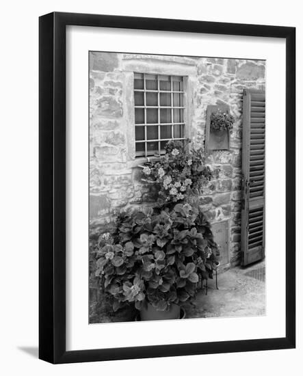 Late Summer in the Tuscan Village of Volpaia, Tuscany, Italy-Richard Duval-Framed Photographic Print