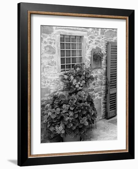 Late Summer in the Tuscan Village of Volpaia, Tuscany, Italy-Richard Duval-Framed Photographic Print