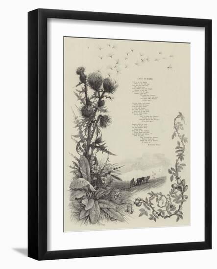 Late Summer-null-Framed Giclee Print