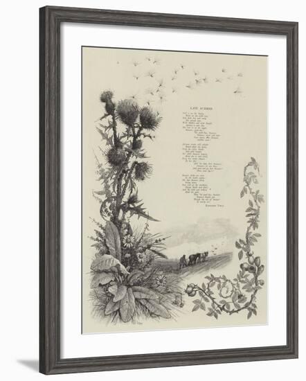 Late Summer-null-Framed Giclee Print