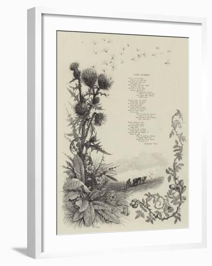 Late Summer-null-Framed Giclee Print