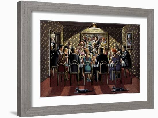 Late Supper, 2015-PJ Crook-Framed Giclee Print