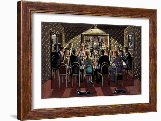 Late Supper, 2015-PJ Crook-Framed Giclee Print